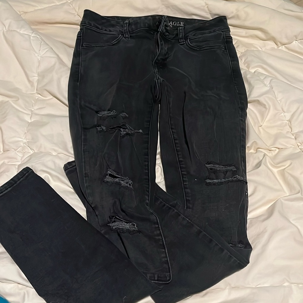 American eagle ripped jegging